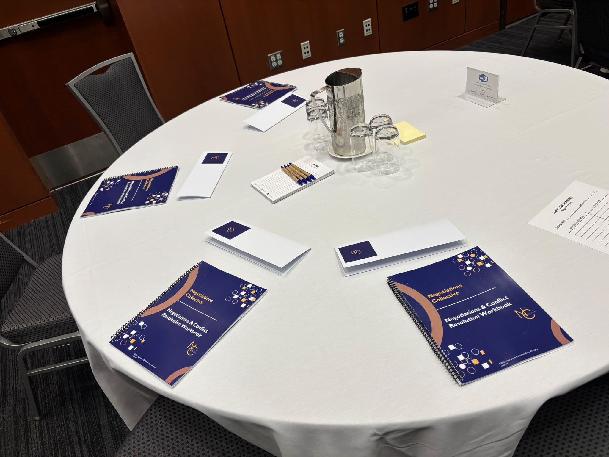 Negotiations Collective workbooks and training materials prepared for a session