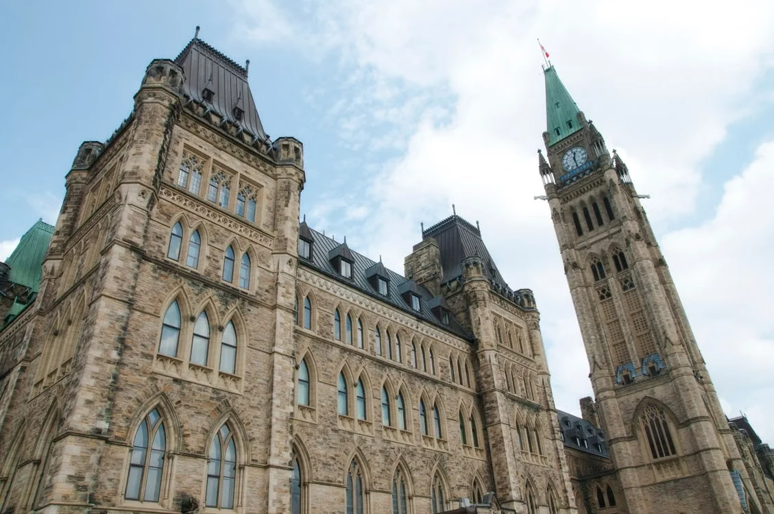 Parliament Hill Centre Block and Peace Tower in Ottawa